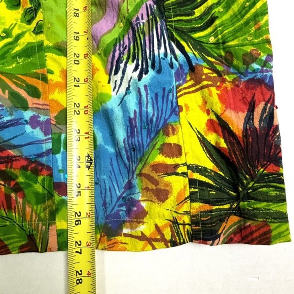 VTG‎ Life Style Art To Wear Jacket Blazer Women’s 2X Glass Buttons Sequins EUC - Picture 5 of 12